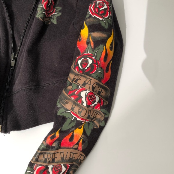 Ransom Girl Hoodie Sweatshirt Black Size Small - Picture 6 of 6